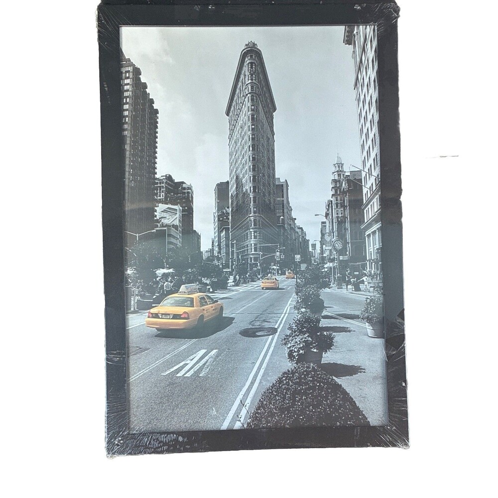 Never Opened Black And White Framed Photo Of Chicago’s Upper Wacker Dr 50’s